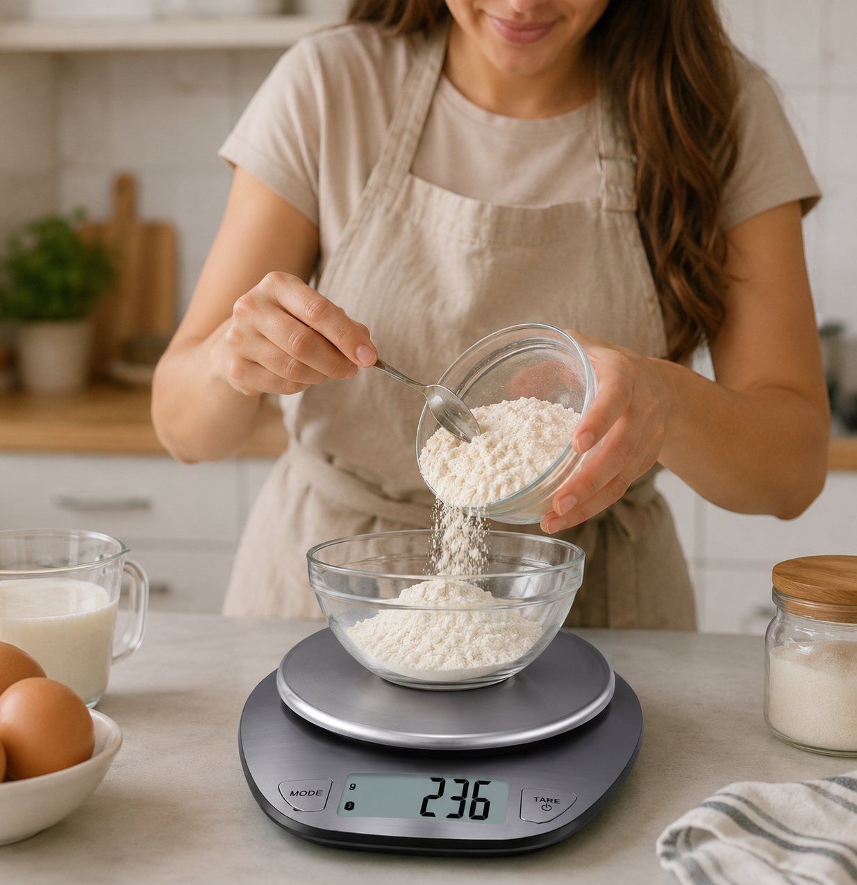 Báscula digital de cocina · hasta 5 kg