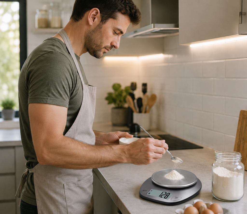 Báscula digital de cocina · hasta 5 kg