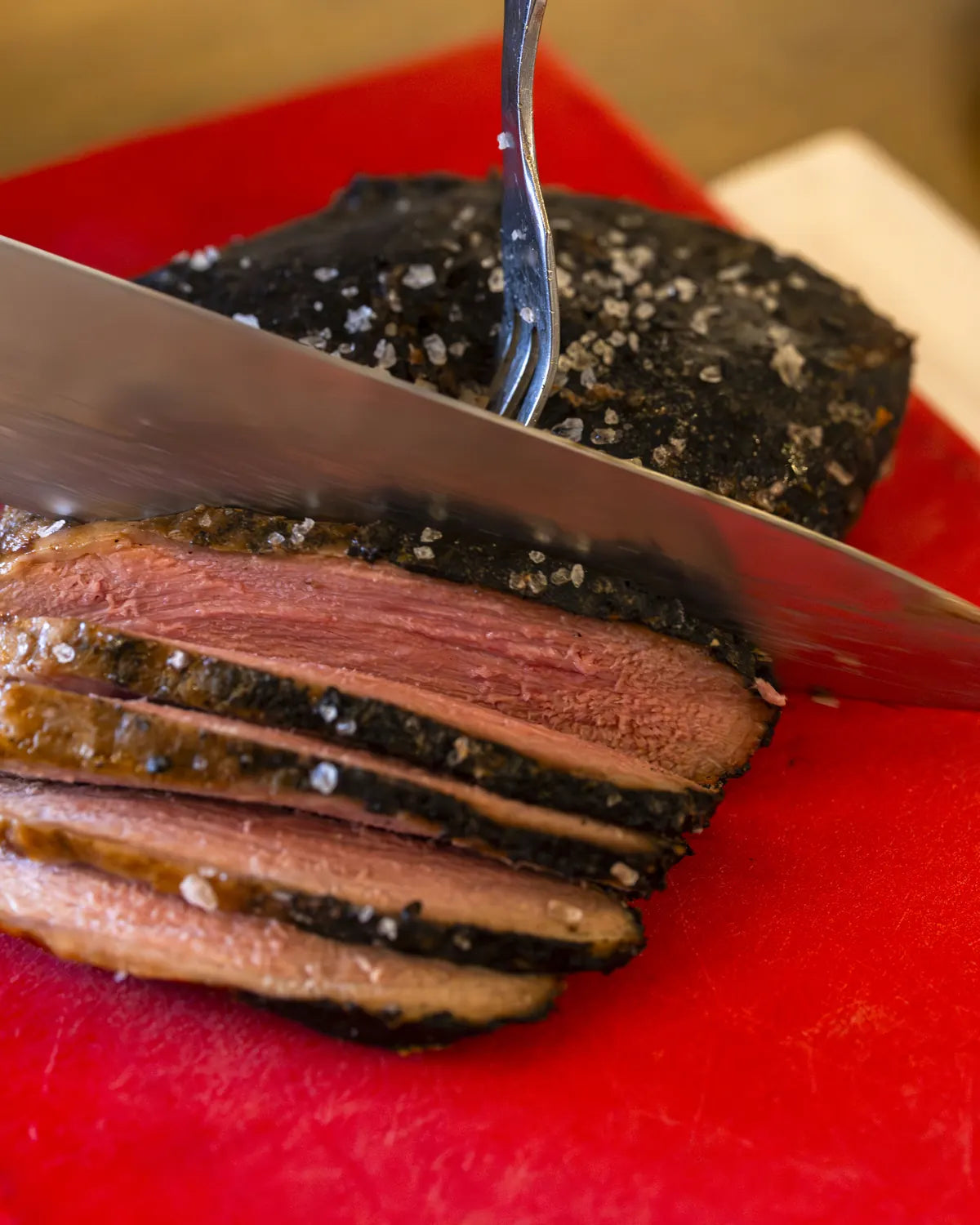 Carne cortada al momento en Casa Paco de Coín